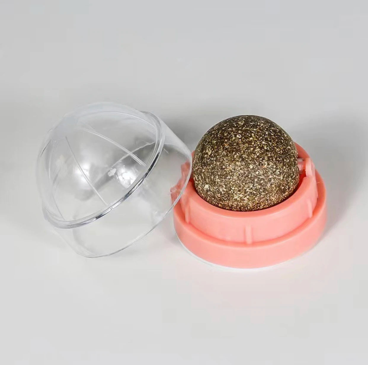 Natural Cat Mint Toy Pet Spinning Ball Cat Mint Sugar Grass Licking Cat Snacks Clean Teeth, Promote Gastrointestinal Digestion