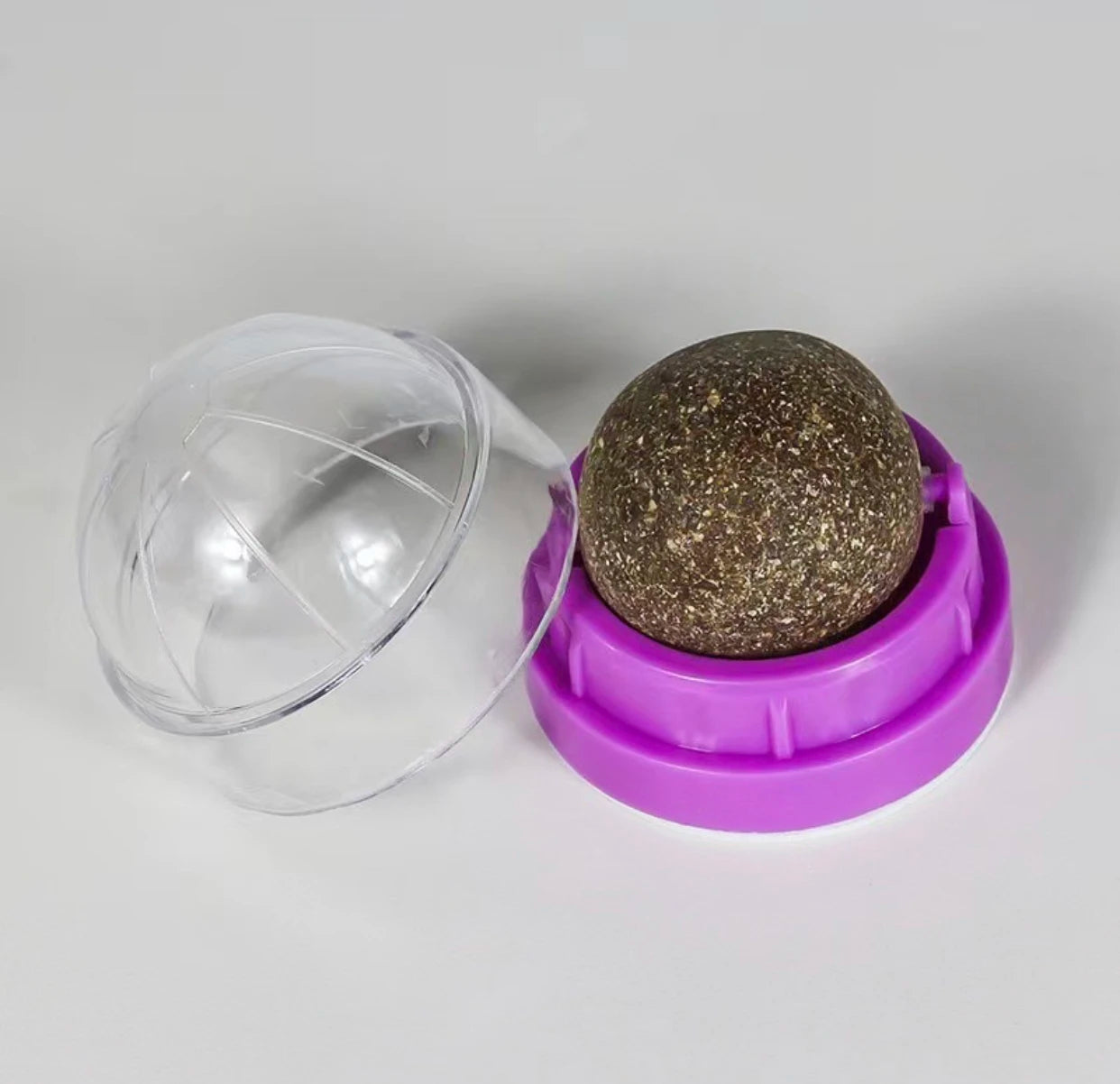 Natural Cat Mint Toy Pet Spinning Ball Cat Mint Sugar Grass Licking Cat Snacks Clean Teeth, Promote Gastrointestinal Digestion