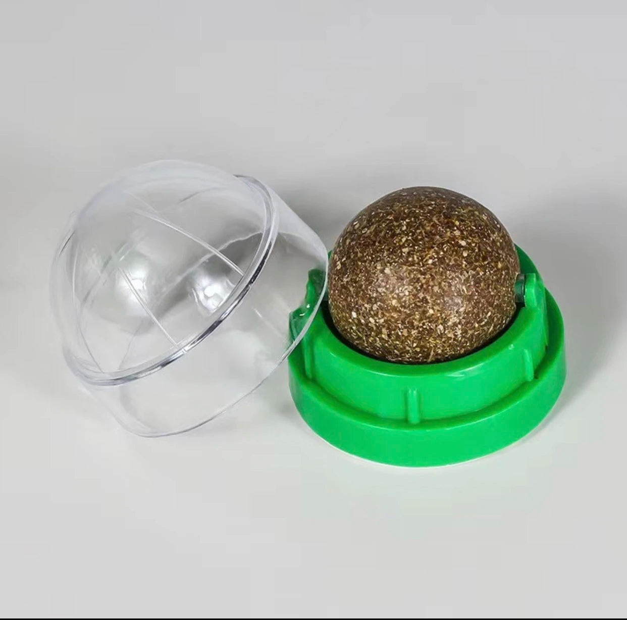 Natural Cat Mint Toy Pet Spinning Ball Cat Mint Sugar Grass Licking Cat Snacks Clean Teeth, Promote Gastrointestinal Digestion