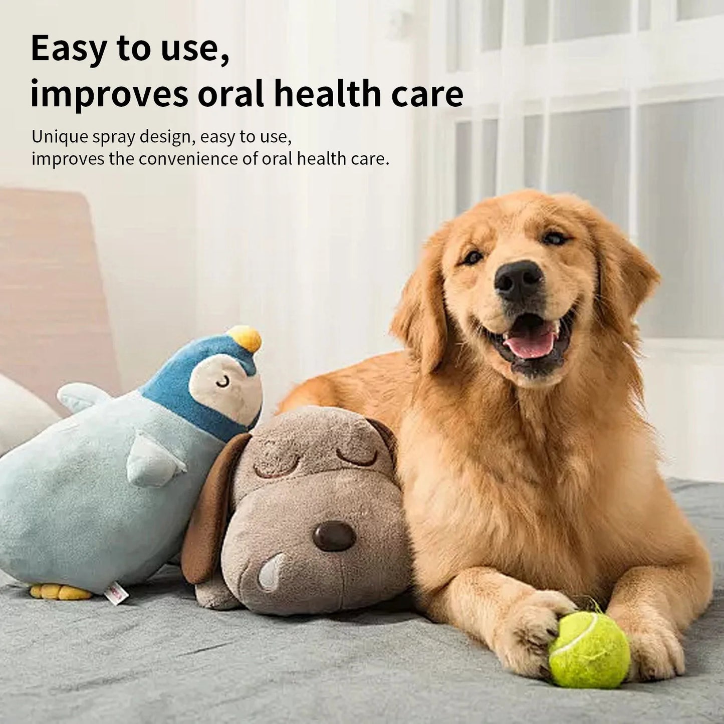 Mint Pet Dental Spray, Instantly Freshens Your Pet's Breath: Brushless Dental Spray for Dogs and Cat to Keep Their Teeth Healthy
