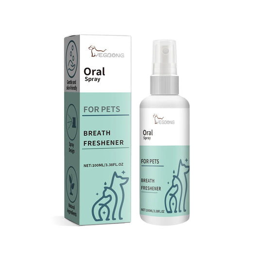 Mint Pet Dental Spray, Instantly Freshens Your Pet's Breath: Brushless Dental Spray for Dogs and Cat to Keep Their Teeth Healthy